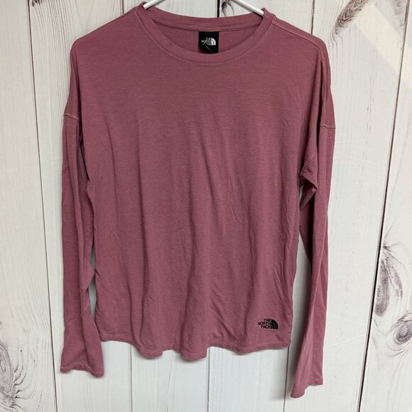 The North Face Women’s Lightweight Long-Sleeve Tee Medium Mauve - Picture 1 of 11
